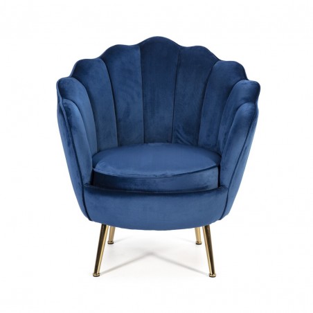 BUTACA QH-971 TERCIOPELO AZUL