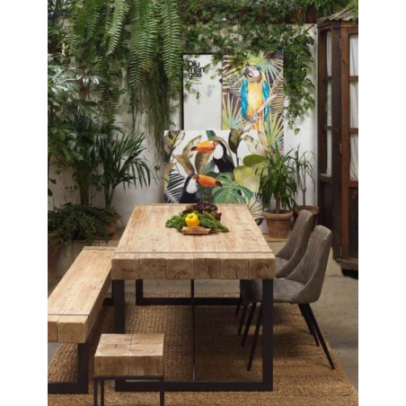 MESA COMEDOR FIJA MODELO LOX VARIAS MEDIAS - VARIOS COLORES