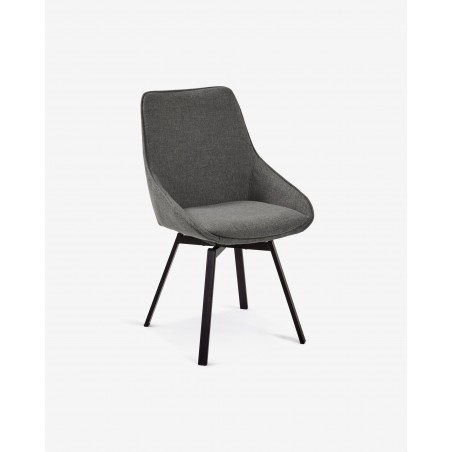 Silla Giratoria Jen Gris...