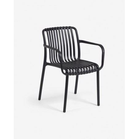Silla Exterior Isabel PP Negro