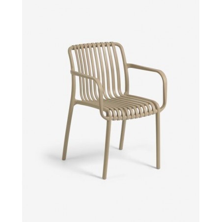 Silla Exterior Isabel PP Beige