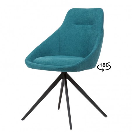 SILLA GIRATORIA CELIÓN AZUL