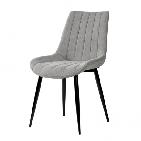 Silla Comedor Milan Gris Claro