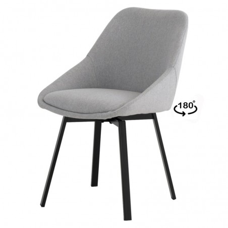 Silla Giratoria Melia Gris...