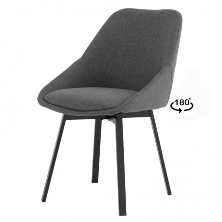 Silla Giratoria Melia Gris...
