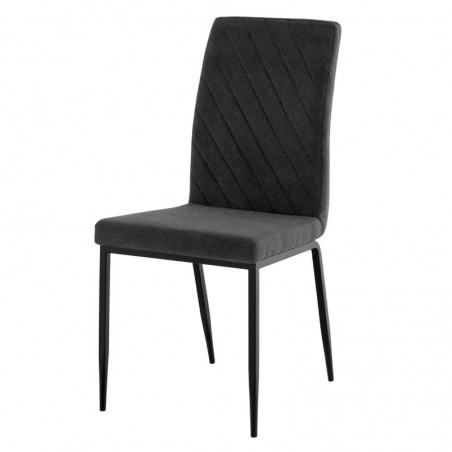 Silla Comedor Ivis Gris Oscuro
