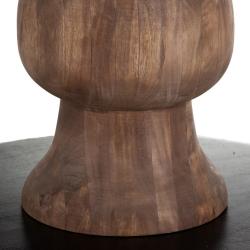 MESA COMEDOR NATURAL-NEGRO 140 X 140 X 75 CM - Imagen 5