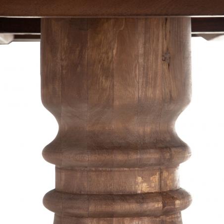 MESA COMEDOR NATURAL-NEGRO 140 X 140 X 75 CM - Imagen 6