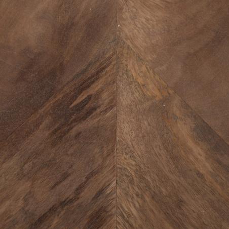 MESA COMEDOR NATURAL-NEGRO 140 X 140 X 75 CM - Imagen 8