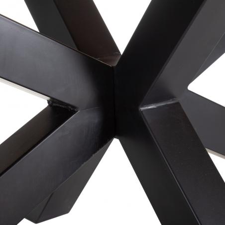MESA COMEDOR NATURAL-NEGRO 300 X 94 X 78 CM - Imagen 5