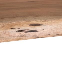 MESA COMEDOR NATURAL-NEGRO 300 X 94 X 78 CM - Imagen 7