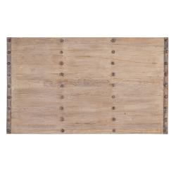 MESA CENTRO NATURAL MADERA DE OLMO 167 X 100 X 50 CM - Imagen 7