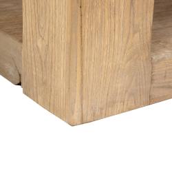 MESA CENTRO NATURAL MADERA DE OLMO 184 X 94 X 44 CM - Imagen 7