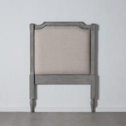 CABECERO GRIS MADERA / TEJIDO 103 X 7 X 153 CM - Imagen 1