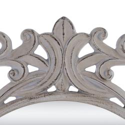 ESPEJO BLANCO ROTO PU/CRISTAL 122,70 X 4,80 X 122,70 CM - Imagen 4