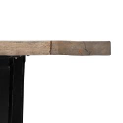MESA COMEDOR NATURAL-NEGRO 220 X 90 X 76 CM - Imagen 6