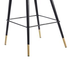 TABURETE AZUL TEJIDO-METAL 43 X 47 X 105 CM - Imagen 6