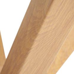 MESA COMEDOR NATURAL CRISTAL-METAL 90 X 90 X 76 CM - Imagen 6