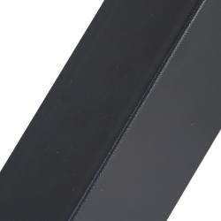MESA COMEDOR MARRÓN-NEGRO DM-METAL 120 X 120 X 76 CM - Imagen 5