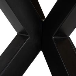 MESA COMEDOR NATURAL-NEGRO 130 X 130 X 76 CM - Imagen 6