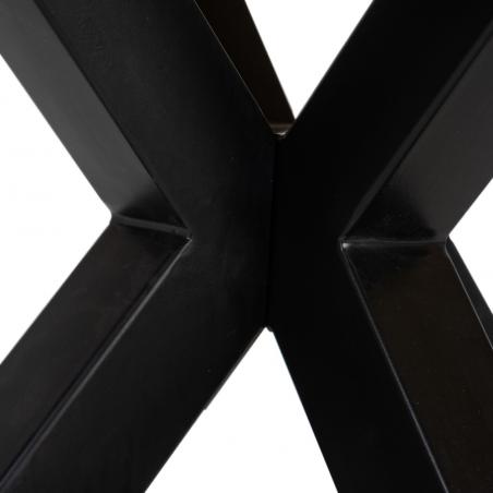 MESA COMEDOR NATURAL-NEGRO 130 X 130 X 76 CM - Imagen 6