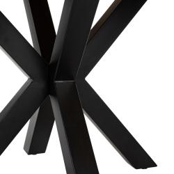 MESA COMEDOR NATURAL-NEGRO 130 X 130 X 76 CM - Imagen 7