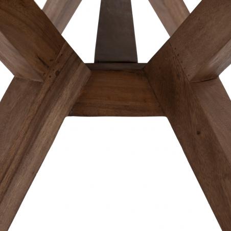 MESA COMEDOR NATURAL MADERA SALÓN 220 X 90 X 76 CM