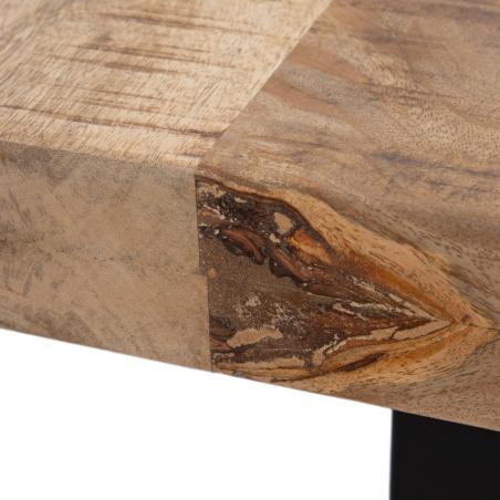 MESA COMEDOR NATURAL-NEGRO 240 X 100 X 76 CM