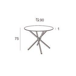 Mesa Comedor Daniella 