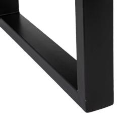 MESA COMEDOR NATURAL-NEGRO 160 X 80 X 76 CM