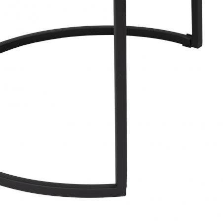 S/3 MESA CENTRO NATURAL-NEGRO 79 X 79 X 48 CM