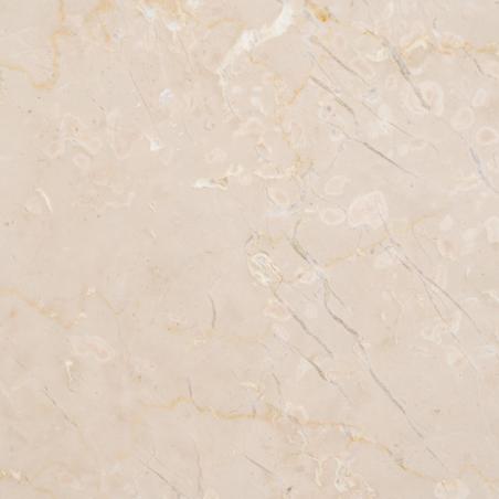 MESA CENTRO NATURAL-CREMA MÁRMOL/MADERA 76 X 76 X 45 CM