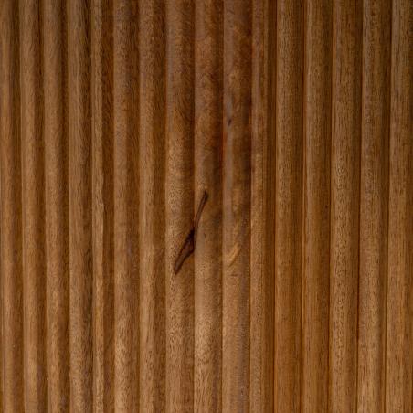 MESA COMEDOR NATURAL-CREMA MÁRMOL/MADERA 120 X 120 X 74 CM