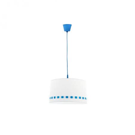 Colgante Lacito Azul 1xe27 Regx35d