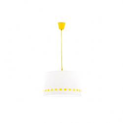 Colgante Lacito Amarillo 1xe27 Regx35d