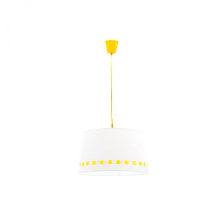 Colgante Lacito Amarillo 1xe27 Regx35d