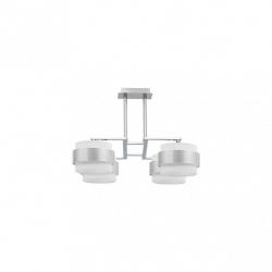 Lampara 4dh Bremen Cromo/blanco-plata 4xe14 Regx60x60 Cm