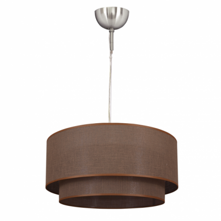 Colgante Doble 1l. Marron/marron Cilind (50/40/reg)