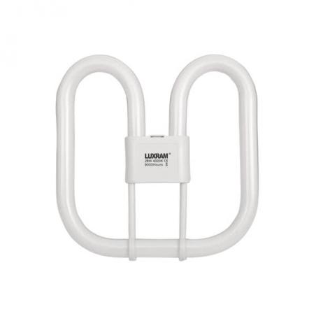 Bombilla 2d Gr10q 4 Pinos 28w 4000k Blanca