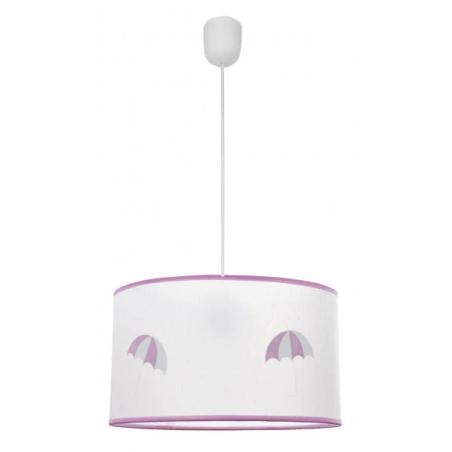 Colgante Lluvia 1xe27 Rosa Regx30d
