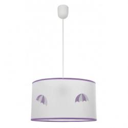 Colgante Lluvia 1xe27 Lila Regx30d