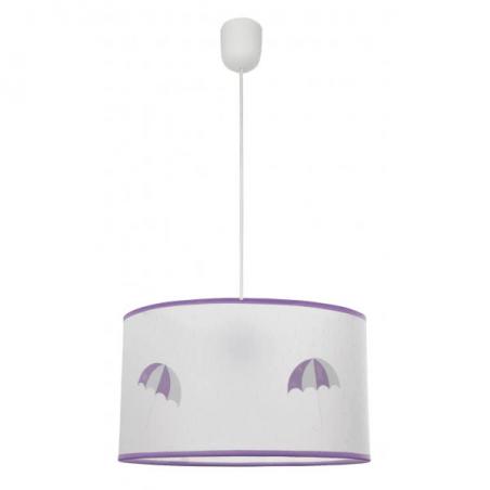 Colgante Lluvia 1xe27 Lila Regx30d