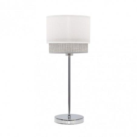 Sobre Mesa Kenya 1xe14 Blanco/gris 45x18x18 Cm