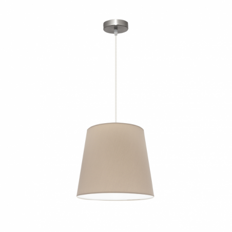 Colgante Maldivas 1xe27 Niquel/piedra Regx35x35 Cm