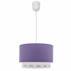 Colgante Trazos 1xe27 Lila Regx30x30 Cm