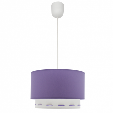 Colgante Trazos 1xe27 Lila Regx30x30 Cm