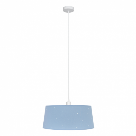 Colgante Consciencia 1xe27 Celeste Regx40x40 Cm