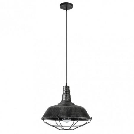 Colgante Flamenco 1xe27 Rustico-plata Regx36x36 Cm