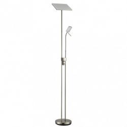 Pie De Salon Betelgeuse 18+5w 4000k Niquel 1800/500lm 180x25,5x25,5 Cm C/Regulador de Intens.