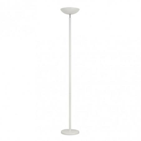 Pie De Salon Luyten 2xe27 Blanco Mate  180x27x27 Cm